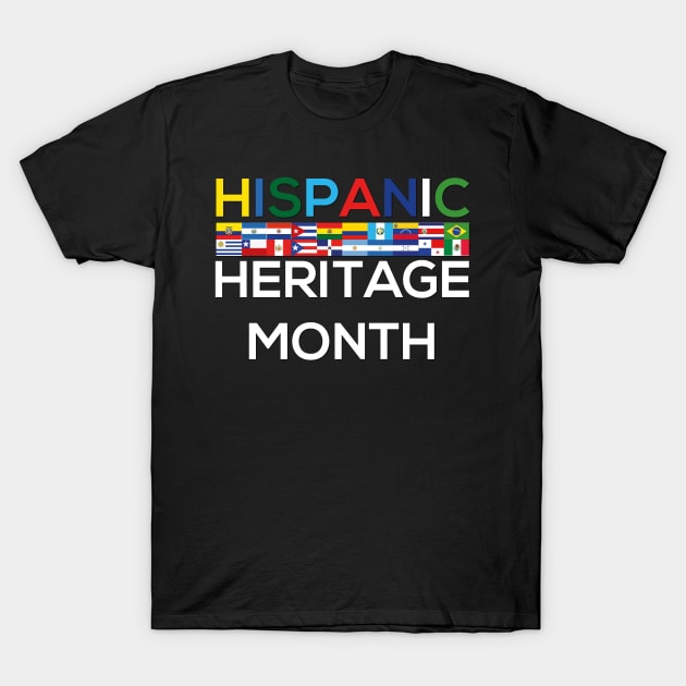 Hispanic Heritage Month Shirt T-Shirt by SDxDesigns